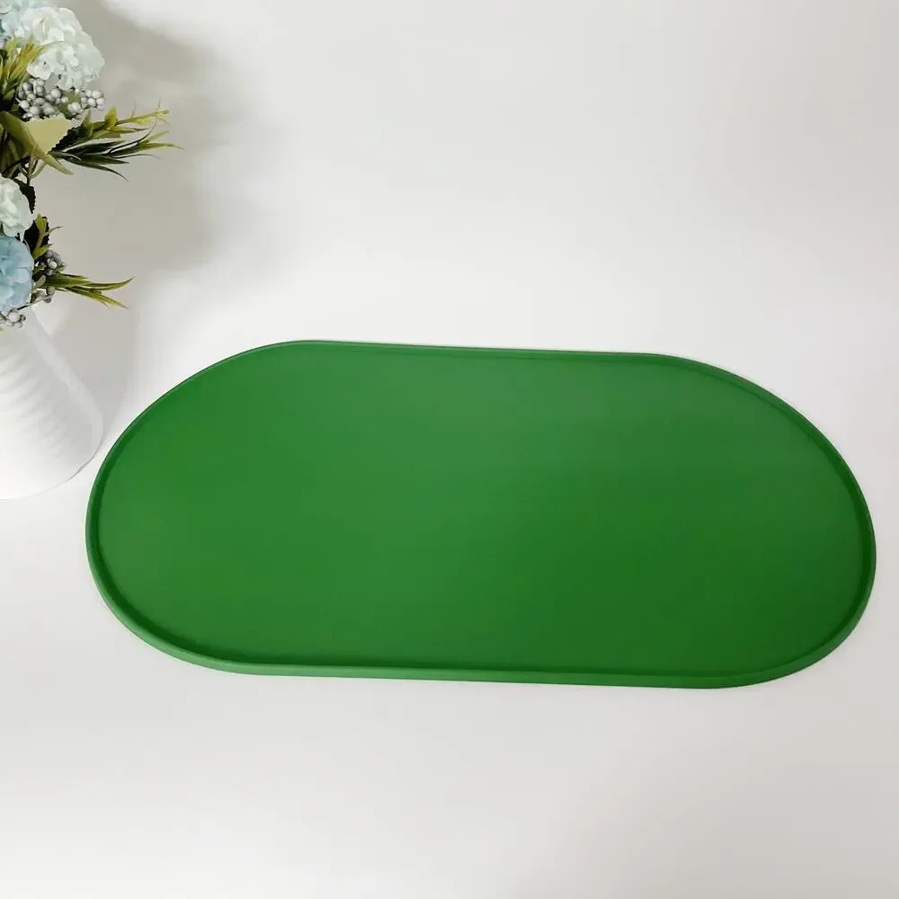 Pet Silicone Waterproof Feeding Food Mat Dog Cat Non Slip Bowl Placemat
